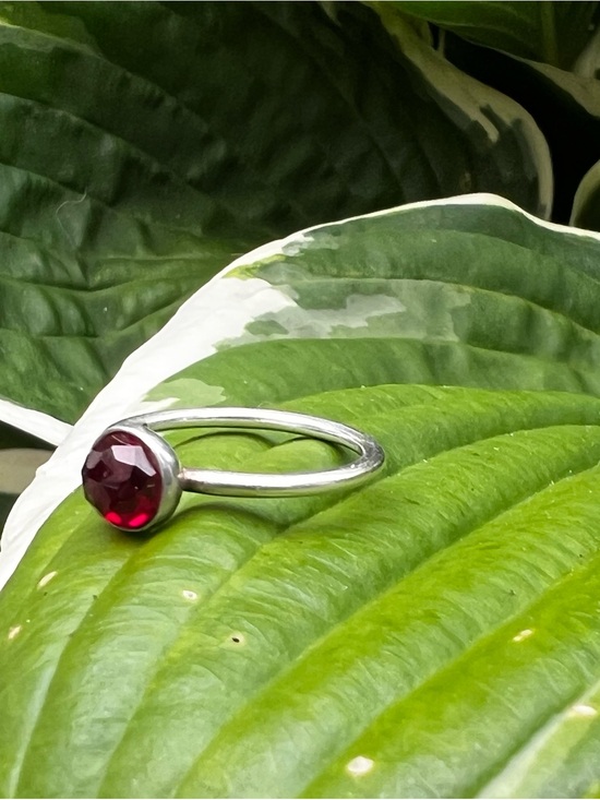Pandora Jewelry - Pandora Sterling Silver (925) Solitaire Birthstone Ring -  Approximately Size 6